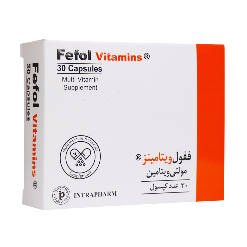 کپسول Fefol Vitamins بسته 30 عددی