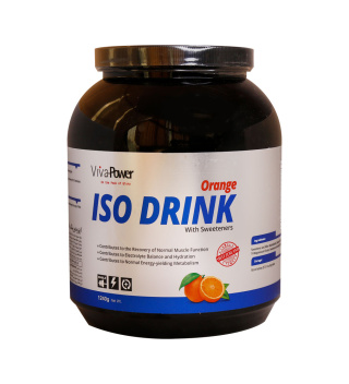 پودر Iso Drink ویوا پاور با طعم پرتقال وزن 1240 گرم