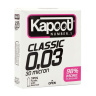 کاندوم مدل Classic 30 micron بسته 3 عددی کاپوت