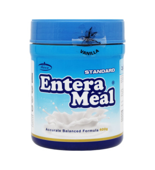 پودر پروتئین کارن مدل Entera Meal با طمع وانیل وزن 400 گرم