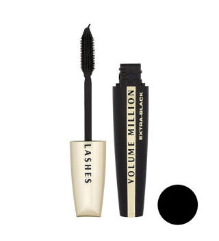 ریمل حجم دهنده مدل Volume Million Lashes Extra black لورال - 01