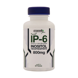 قرص مکمل قاعدگی مدل IP-6 Inositol Hexaphosphate بسته 60 عددی هربالیو