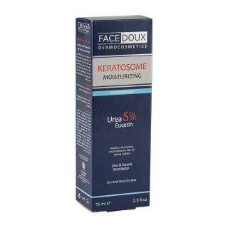 کرم مرطوب کننده و نرم کننده حاوی اوسرین 5% و اوره حجم 75 میلی لیتر فیس دوکس - 03