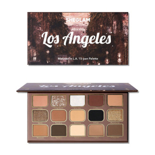 پالت سایه چشم 15 رنگ شیگلم مدل Los Angeles - 02