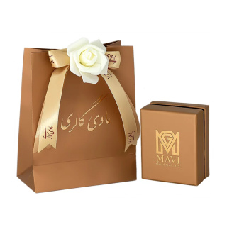 گوشواره طلا 18 عیار مدل قلب خطی - 01