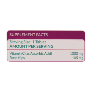قرص ویتامین C و Rose Hips بسته 60 عددی نیچرز پلنتی - 02