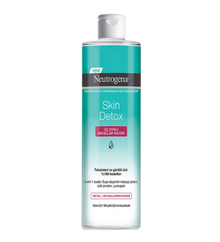 پک 2 عددی پد آرایش پاک کن 70 عددی ایپک و میسلار واتر نوتروژینا مدل Skin Detox حجم 400 میلی لیتر - 01