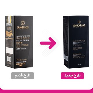 ماسک مو بعد از کراتین مدل Pro Vitamin حجم 500 میلی لیتر گانگلوس - 03