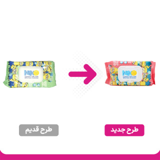 دستمال مرطوب کودک مینیون درب دار نینو - 01