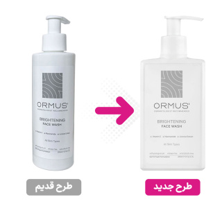 ژل شسـتشوی صـورت مدل Brightening مناسب انواع پوست حجم 200 میلی لیتر اورموس - 01