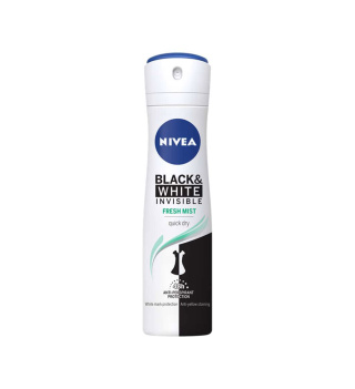 اسپری ضد تعریق زنانه مدل Black And White Invisible Pure حجم 150میل نیوا - 01