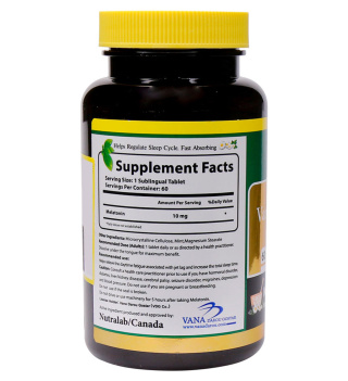 قرص زیر زبانی Vanatonin Melatonin 10 بسته 60 عددی نورم لایف - 02