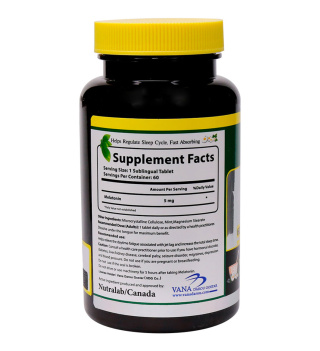 قرص زیر زبانی سیلور Vanatonin Melatonin 5 بسته 60 عددی نورم لایف - 01