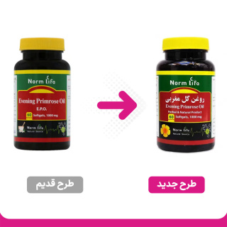 سافت ژل ایوینینگ پرایم رز اویل (روغن گل مغربی) بسته 60 عددی نورم لایف - 01