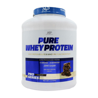 پودر پیور وی پروتئین نوتریشن پلاس با طعم شکلات وزن 2270 گرم