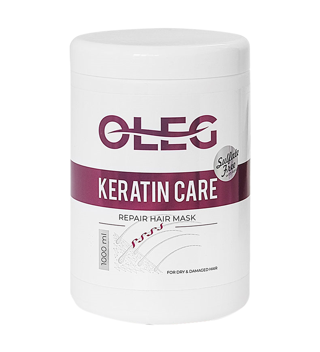 ماسک مو مدل Keratin حجم 1000 میل اولگ نمای ۲