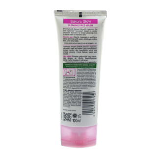فوم شستشو صورت گارنیر مدل Sakura Glow حجم 100 میلی لیتر - 01