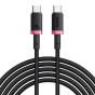 کابل شارژ سریع USB-C به USB-C مدل Dura با توان 240 وات و طول 1 متر