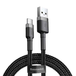 کابل شارژ سریع USB-A به USB-C بیسوس مدل Cafule 3A با طول 0.5 متر