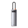 هاب USB-C چند منظوره هشت پورت سری Metal Gleam مدل CAHUB-CV0G بیسوس