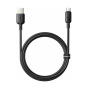 کابل شارژ سریع USB-A به USB-C سری Silky با توان 100 وات و طول 1 متر
