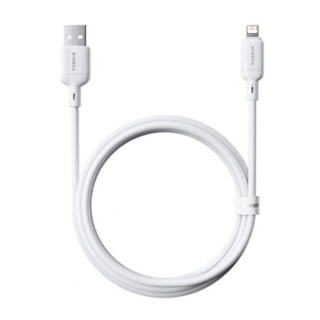 کابل شارژ سریع USB-A به Lightning بیسوس سری Silky با توان خروجی 2.4 آمپر و طول 1 متر