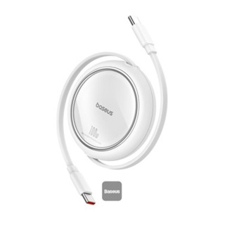 کابل شارژ سریع USB-C به USB-C بیسوس مدل Free2 Draw Mini با توان 100 وات و طول یک متر - 01
