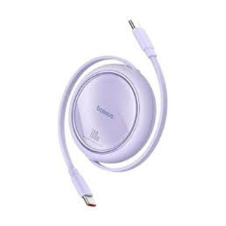 کابل شارژ سریع USB-C به USB-C بیسوس مدل Free2 Draw Mini با توان 100 وات و طول یک متر - 03