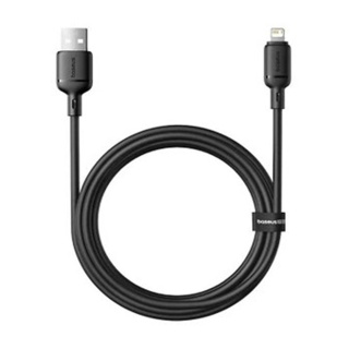کابل شارژ سریع USB-A به لایتنینگ بیسوس سری Silky مدل P10377702113-01 با طول 2 متر