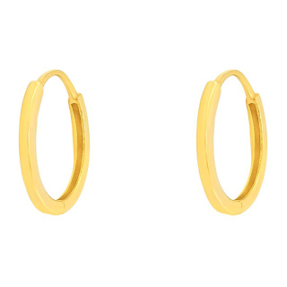 گوشواره طلا 18 عیار مدل حلقه ای کد E1474 میوگلد