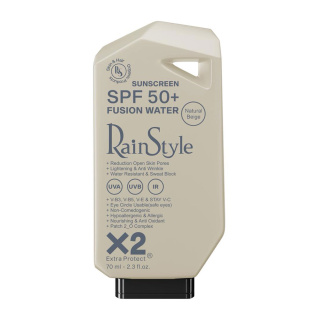 کرم ضد آفتاب فیوژن واتر بی رنگ با SPF50 مناسب انواع پوست حجم 70 میلی لیتر رین استایل - 01