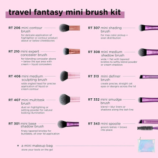 ست براش 10 عددی مدل Fantasy Mini Brush ریل تکنیک - 03