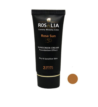 کرم ضد آفتاب رزالیا مدل Rosa Sun با SPF50 مناسب پوست خشک حجم 40 میلی لیتر