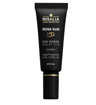 کرم ضد آفتاب بی رنگ مدل Rosa Sun با SPF50 حجم 40 میلی لیتر رزالیا
