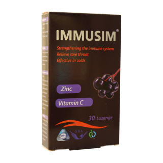 قرص مکیدنی Immusim سیمرغ دارو عطار بسته 30 عددی