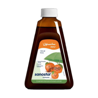 شربت Immuno حجم 155 میلی لیتر سانستول