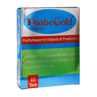 قرص مولتی ویتامین مدل Diab Gold بسته 45 عددی شهاب درمان