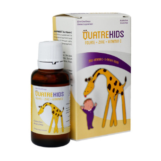 قطره زینک دارو افشان شایگان مدل Quatrekids حجم 30 میلی لیتر - 01
