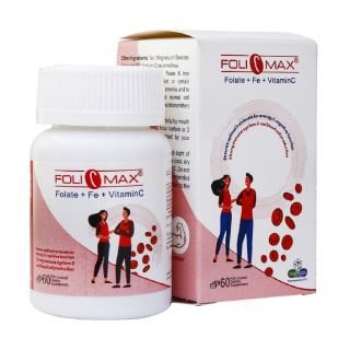 قرص آهن دارو افشان شایگان مدل Foli Max بسته 60 عددی - 01