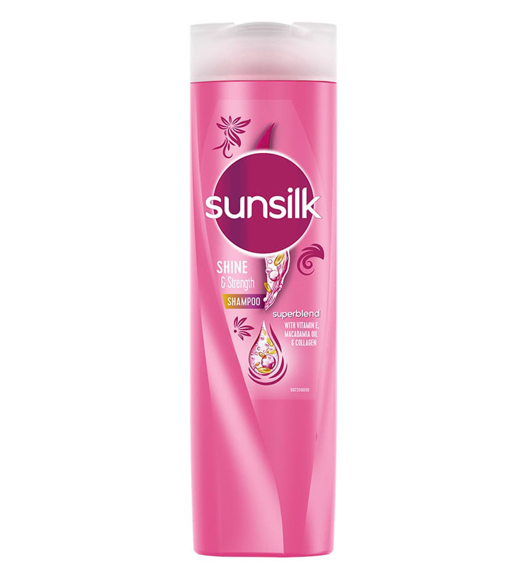 شامپو سان سیلک مدل Shine And Strength حجم 350 میلی لیتر