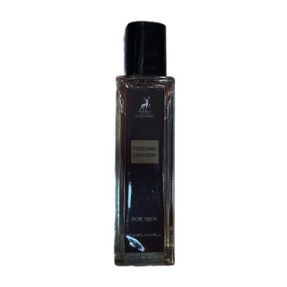 عطر جیبی مردانه مدل Tom Ford Tuscano Leather حجم 35 میلیلیتر الحمبرا