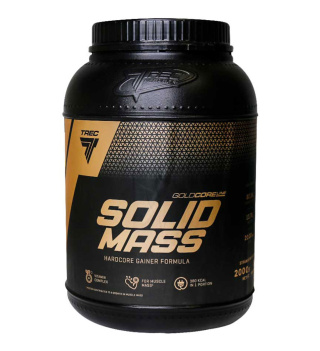 پودر ترک نوتریشن مدل Solid Mass با طعم توت فرنگی وزن 2000 گرم