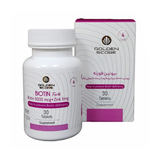 کپسول بیوتین مدل Biotin Forte بسته 30 عددی گلدن اسکور - 01