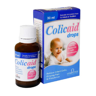 قطره گیاهی کودکان ویتابیوتیکس مدل Colicaid حجم 30 میلی لیتر - 01