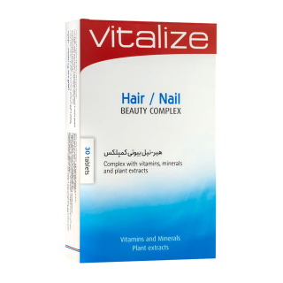 قرص هیر نیل مدل Beauty Complex بسته 30 عددی ویتالایز