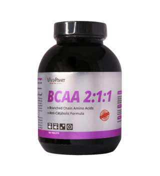 قرص BCAA ویوا پاور بسته 120 عددی