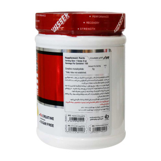 پودر کراتین مونوهیدرات با طعم فروت پانچ وزن 500 گرم ویثر - 01