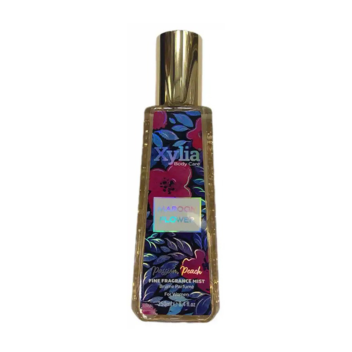 بادی اسپلش زنانه مدل Maroon Flower حجم 250 میلی لیتر
