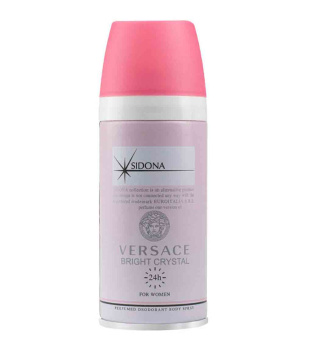 اسپری دئودورانت بدن زنانه مدل Bright Crystal حجم 150میل سیدونا