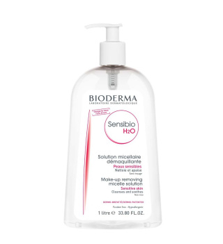 محلول میسلار صورت و دورچشم Sensibio H2O 1000 حجم 50 میلی لیتر بایودرما - 01